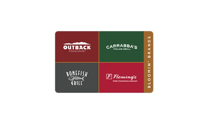 Bloomin' Brands gift card