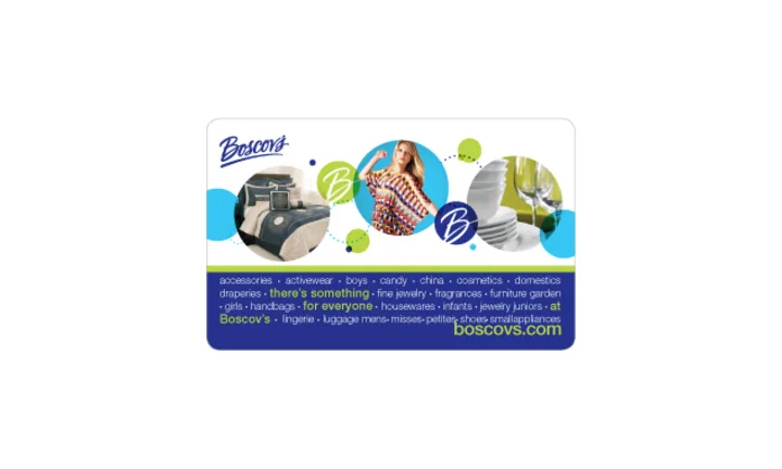 Boscov's gift card